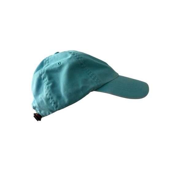 Polo by Ralph Lauren Hat Leather Adjustable Strap Embroidered Horse Logo Blue - Picture 7 of 9